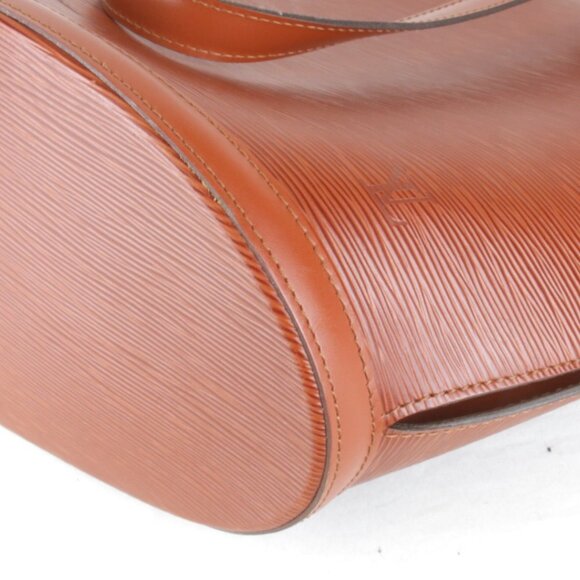 LOUIS VUITTON Brown Leather Tote Bag - Picture 5 of 10